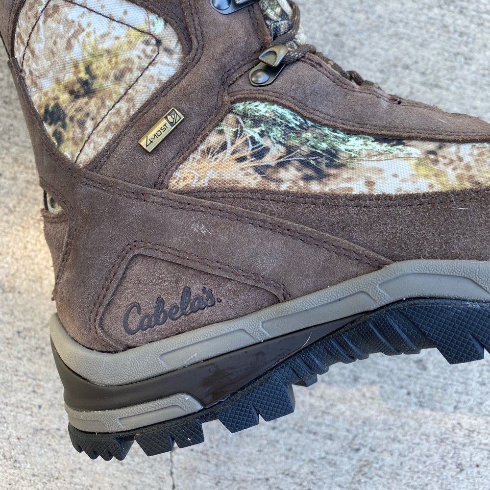 Cabela’s Camouflage Copperhead Snake Boots Sz 7M